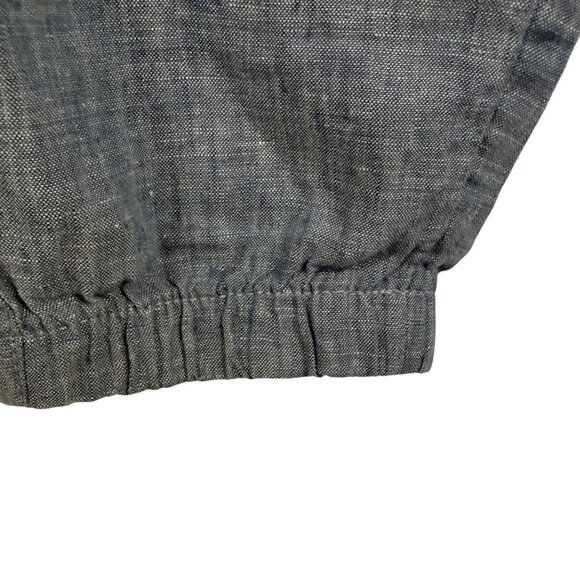 Athleta‎ Retreat Linen Jogger Chambray Blue Size 2P - Picture 2 of 10